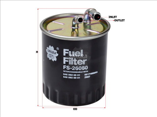 Sakura FUEL FILTER  FS-26080