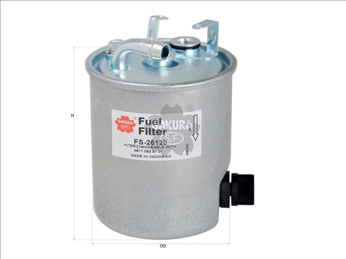 Sakura FUEL FILTER FITS Z670 WCF164 F026402044 N2044 FS-26120