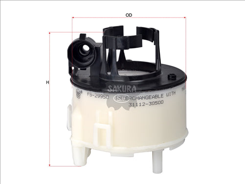 Sakura FUEL FILTER FITS Z906 11110189 FS-29950
