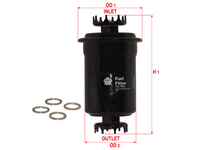 Sakura FUEL FILTER FITS Z440 WZ440 Z356 FF2140 WZ595 FS-7902
