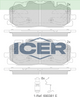 ICER FRONT DISC PADS AUDI Q7 SQ7 RS5 - 182254