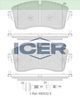 ICER DISC PADS FRONT JAGUAR E-PACE LANDROVER DISCOVERY L550 13> - 182335-200