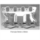 ACL INLET MANIFOLD SET  FORD 351C 2V (METAL HA333