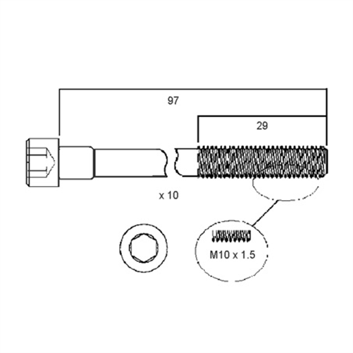 ACL HEAD BOLT SET HBS022