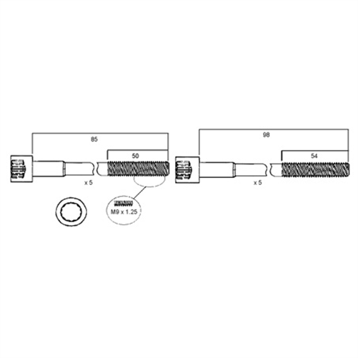 ACL HEAD BOLT SET HBS025