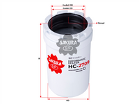 Sakura HYDRAULIC OIL FILTER FITS 4630525 HC-2709