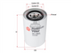 Sakura HYDRAULIC OIL FILTER FITS P502083375402-0000 HC-5803