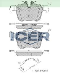 Brake Pads Land Rover Discovery 2015- 182232