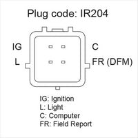 OEX ALTERNATOR 12V 130A DENSO STYLE DXA4022