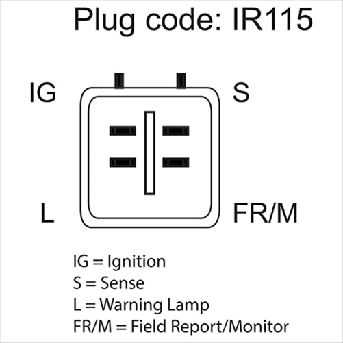 OEX ALTERNATOR 12V 110A DENSO STYLE DXA4031