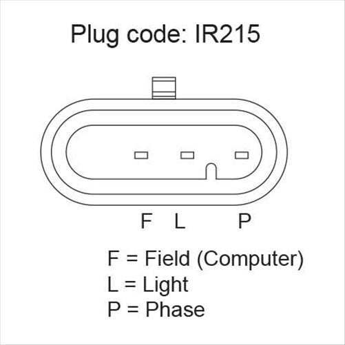 OEX ALTERNATOR 12V 120A DELPHI STYLE