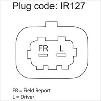 OEX ALTERNATOR 12V 100A DELPHI STYLE