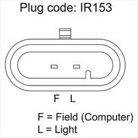 OEX ALTERNATOR 12V 115A DELPHI STYLE