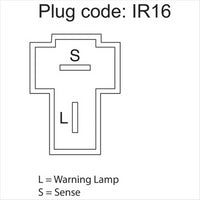 OEX ALTERNATOR 12V 45A MITSUBISHI STYLE MXA223
