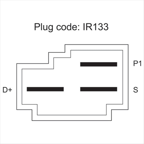 OEX ALTERNATOR 12V 105A SUITS DELCO DXA9104