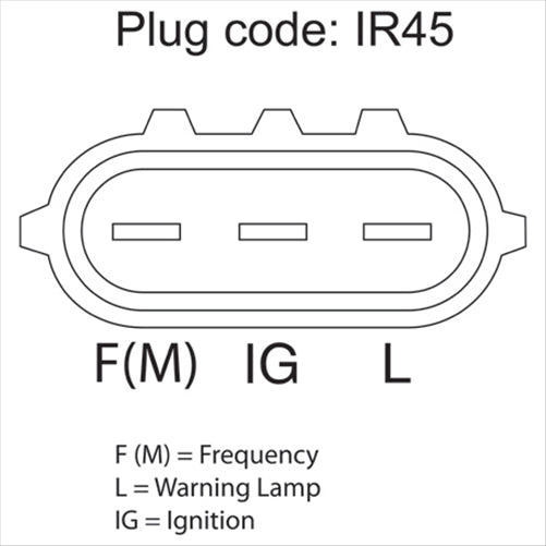OEX ALTERNATOR 12V 105A SUITS DENSO DXA586