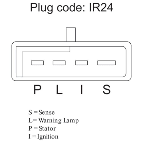 OEX ALTERNATOR 12V 105A SUITS DELCO DXA505