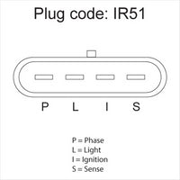 OEX ALTERNATOR 12V 105A SUITS DENSO DXA504