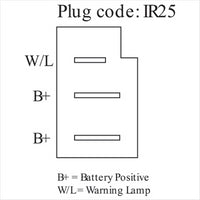 OEX Alternator 12V 36A Lucas Style LXA203