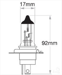 OEX H4 Globe 12V 60/55W Standard - 1 Pce