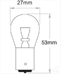 OEX Bayonet Globe 12V 21W Standard - 10 Pce