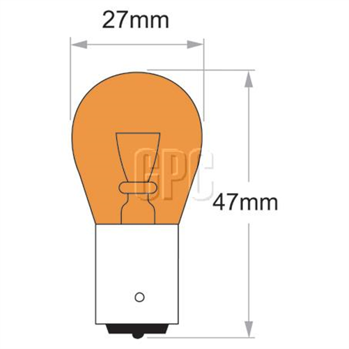 OEX Bayonet Globe 12V 21W Standard - 10 Pce