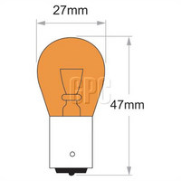 OEX Bayonet Globe 12V 21W Standard - 10 Pce