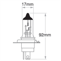 OEX H4 Globe 24V 75/70W Heavy Duty - 1 Pce