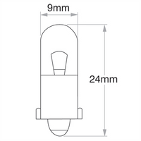 OEX Bayonet Globe 12V 3W Standard - 10 Pce
