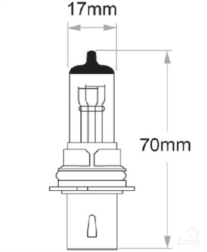 OEX HB1 Globe 12V 65/45W Standard - 1 Pce