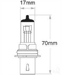 OEX HB1 Globe 12V 65/45W Standard - 1 Pce
