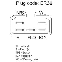 OEX ALTERNATOR REG 24V EXTERNAL HITACHI STYLE