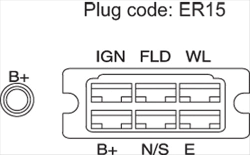 OEX ALTERNATOR REG 12V - EXTERNAL MITSUBISHI STYLE