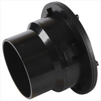 OEX Louvre Round Black Plastic