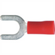 OEX Crimp Terminal Spade Red Terminal Entry 5mm Vinyl 100 Pce