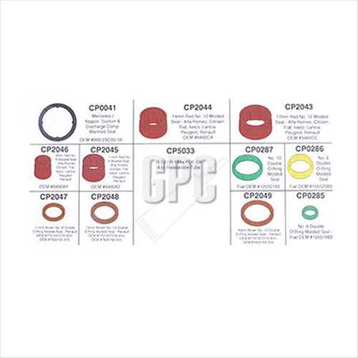 OEX Universal Molded Seal Kit European Box 59 Pieces