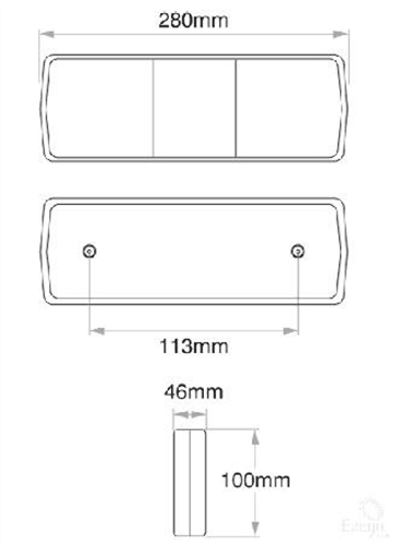 OEX Stop/Tail/Indicator Light LED 9 to 33V