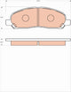 TRW Brake Pad Set