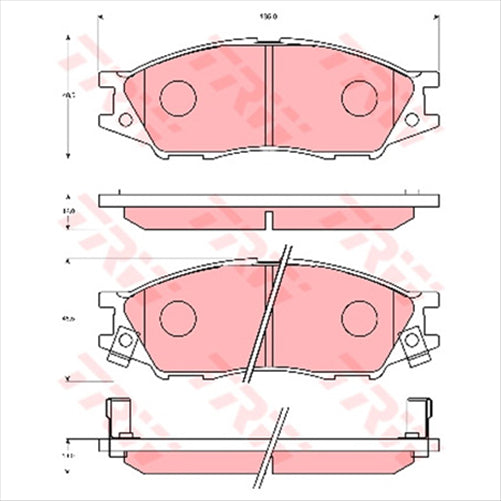 TRW Brake Pad Set