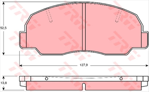 TRW Brake Pad Set (DB292)