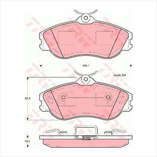 TRW Brake Pad Set