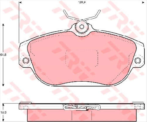 TRW Brake Pad Set (DB1329)