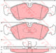 TRW DTEC Brake Pad Set (DB1228)