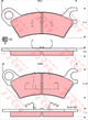 TRW Brake Pad Set (Db278)
