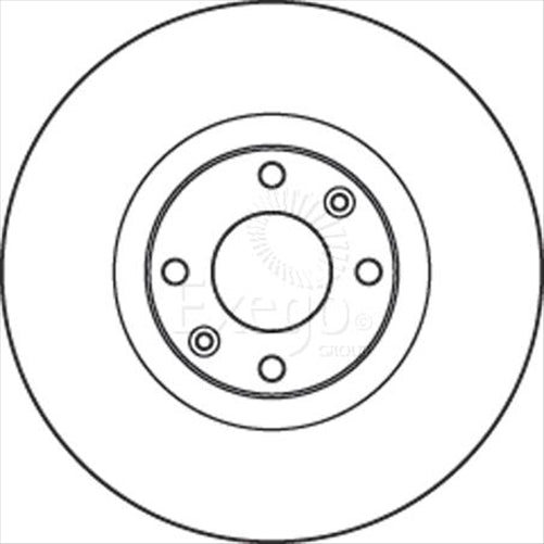 TRW Disc Brake Rotor 301.5mm x 24.8 Min