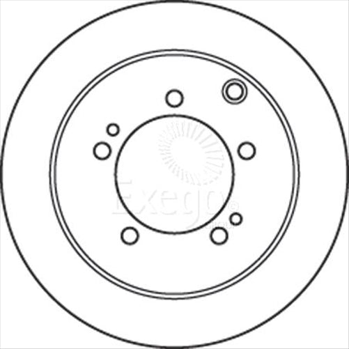 TRW Disc Brake Rotor 262mm x 8.4 Min