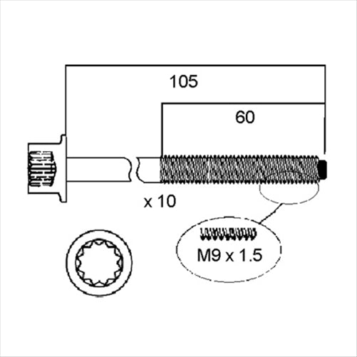 PERMASEAL Cylinder Head Bolt Set