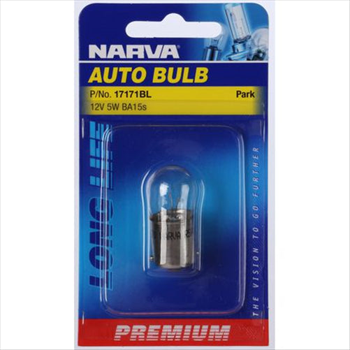 Narva R5W Bayonet Ba15S Premium Globe 12V 5W