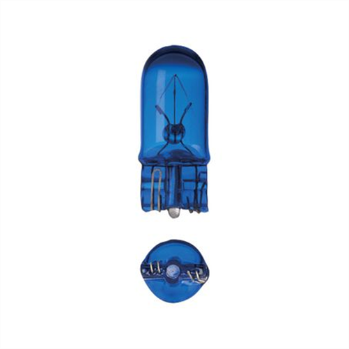Narva Wedge W2.1X9.5D Premium Ultra Blue Globe 12V 5W - 2 Pce