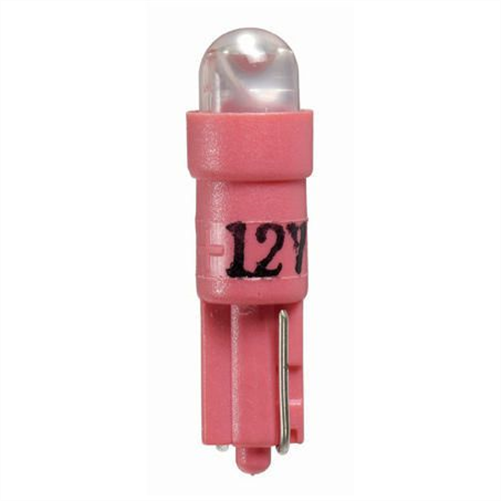 Narva LED Wedge KW2x4.6d Red Base Globe 12V W